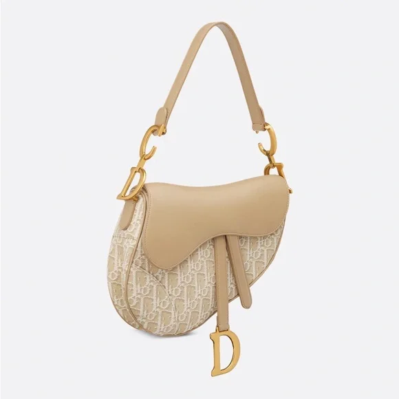 Dior Monogram Saddle Bag Tan - Picture 7 of 8